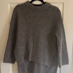 RACHEL Rachel Roy Charcoal Knit Turtleneck Sweater